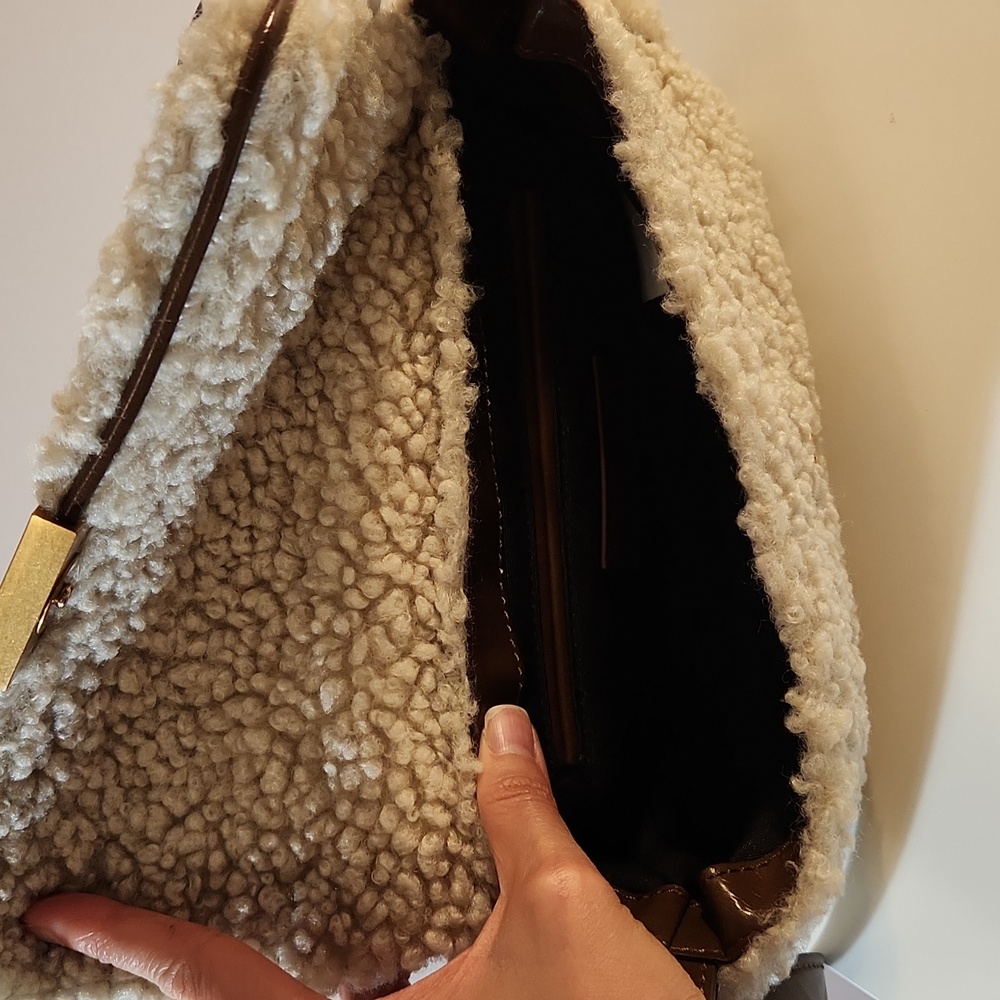 Zara Cream and Brown Shoulder Bag - Picture 8 of 8